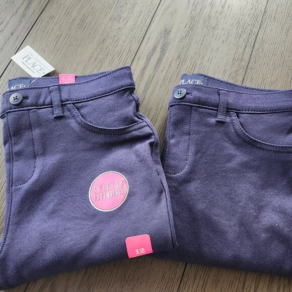 The Children's Place - Navy blue jeggings - Size 12 - Picture 2 of 3